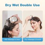 Waterproof Electric Silicone Hair Scalp Massager, Best Head Massage Machine，Stimulate Hair Growth and Improve Scalp Health - Image 5