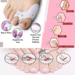 Gel Silicone Big Toe Dividers Spacer for Bunions - Image 3