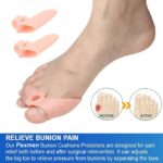 Gel Silicone Big Toe Separators for Overlapping Toes - Image 2