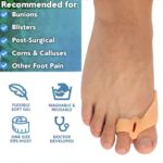 Gel Silicone Big Toe Separators for Overlapping Toes - Image 4