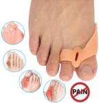Gel Silicone Big Toe Separators for Overlapping Toes 7