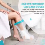 Waterproof Waterproof Foot Ankle Cast Cover For Shower, baths, swimming, comfortable ankle cast protector for kids, children and Adult - Image 6